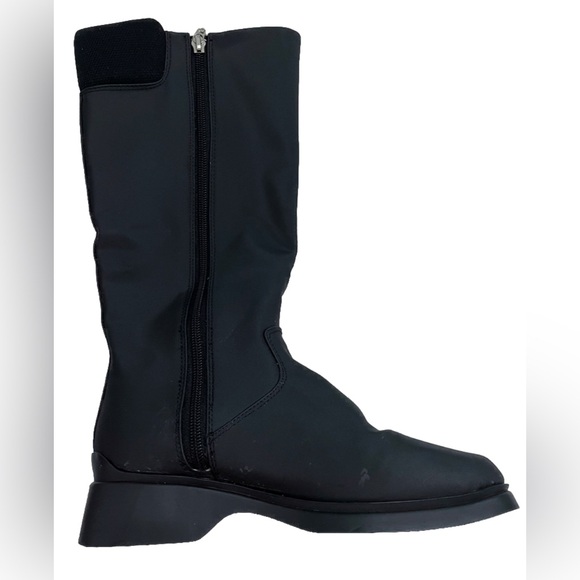 ETIENNE AIGNER Riding Boots Insulated Nylon Women’s Size 7 Black - Picture 6 of 12